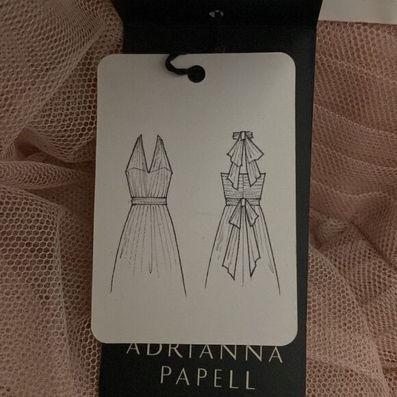 Adrianna Papell Women’s Love Story Infinity Dress Blush Pink size 10 - Picture 8 of 8